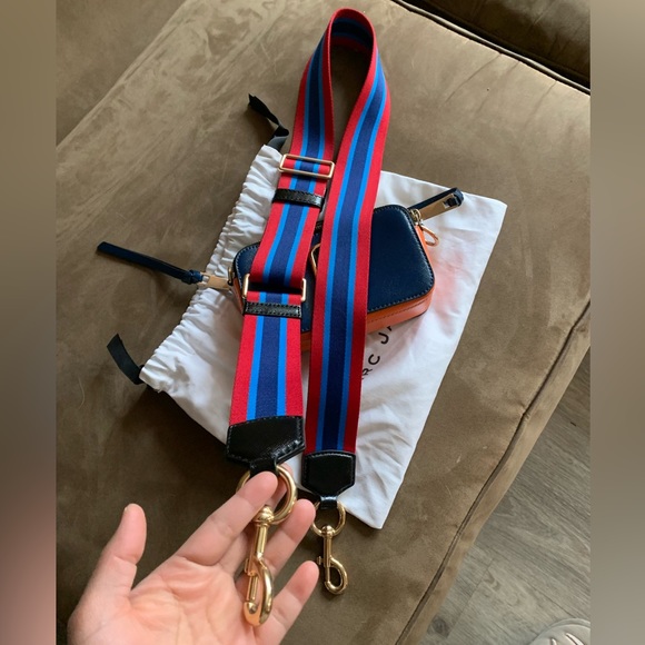 Authentic Rare Marc Jacobs Snapshot Blue Sea Multi Camera Crossbody Shoulder Bag - Picture 11 of 16